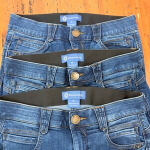 Lot of 3 Democracy Womens Ab Solution Straight Leg Jeans Blue Denim Size 6